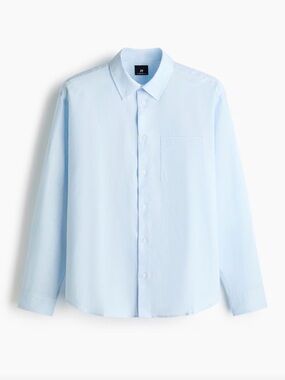 Home Essentials Light Blue Men's Dress Shirt